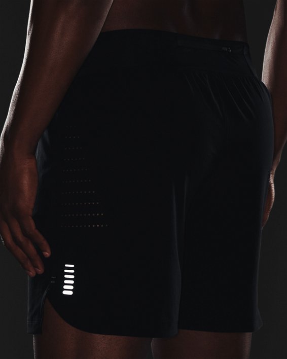 Men's UA Speedpocket 7" Shorts in Black image number 3